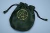 Imagen de BOLSA RASO TETRAGRAMATON VERDE 19 X 16 CMS