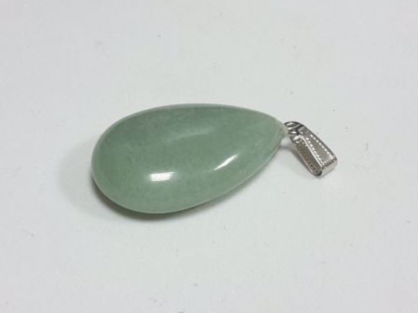 Imagen de Colgante gota piedra natural Jade