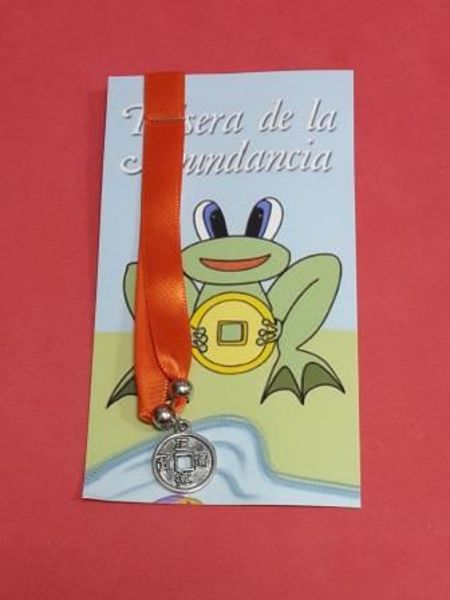 Imagen de PULSERA DE LA ABUNDANCIA NARANJA