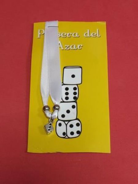 Imagen de PULSERA DEL AZAR BLANCA