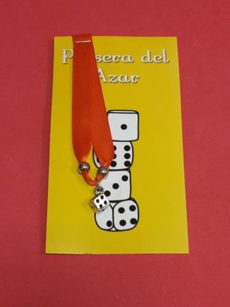 Imagen de PULSERA DEL AZAR NARANJA