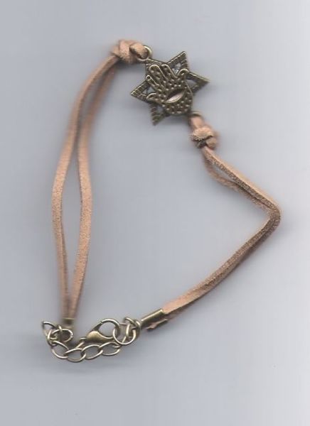 Imagen de PULSERA MANO DE FATIMA EN BRONCE