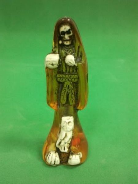 Imagen de Santa Muerte 65mm ámbar