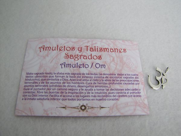 Imagen de TALISMAN OM 24 MM PLATA