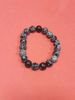 Imagen de PULSERA BOLAS PIEDRA NATURAL OBSIDIANA NEVADA