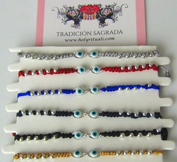 Imagen de PACK 6 UNIDS PULSERA OJOS DE SANTA LUCIA 4 MMS