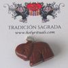 Imagen de Piedra natural Elefante jaspe rojo 23 mms