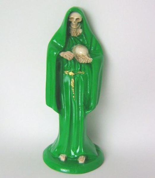 Imagen de IMAGEN SANTA MUERTE VERDE 215 MMS