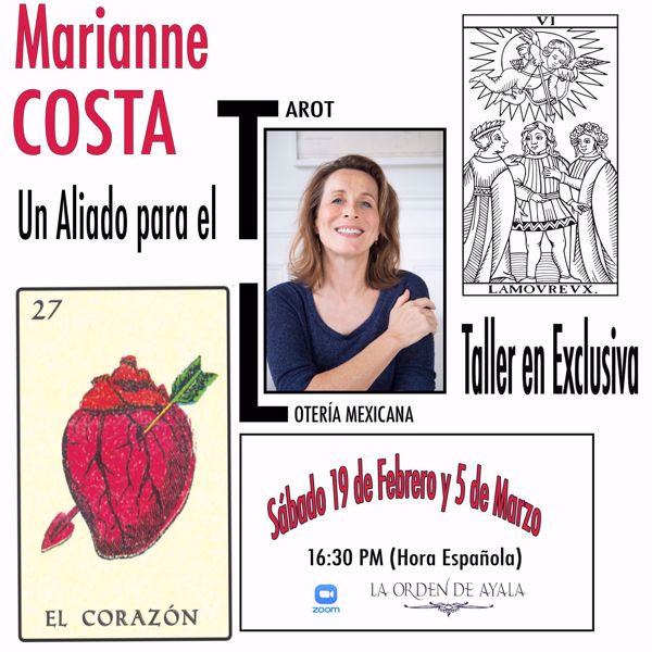 Imagen de Taller lotería mexicana y Tarot de Marsella.  Marianne Costa.  49,95