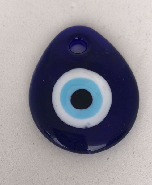 Imagen de OJO TURCO CRISTAL FORMA GOTA 5 X 4 CMS