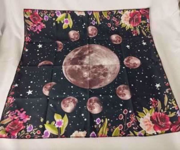 Imagen de Tapete polyester 75 x 75 cm Luna y fases lunares.